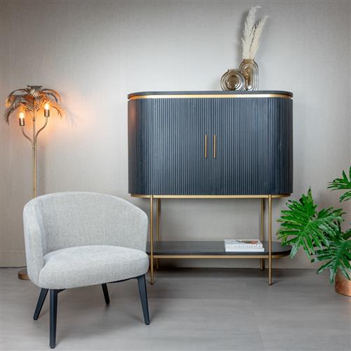 Anli-Style Tower living Albi coffeechair - Beige grey