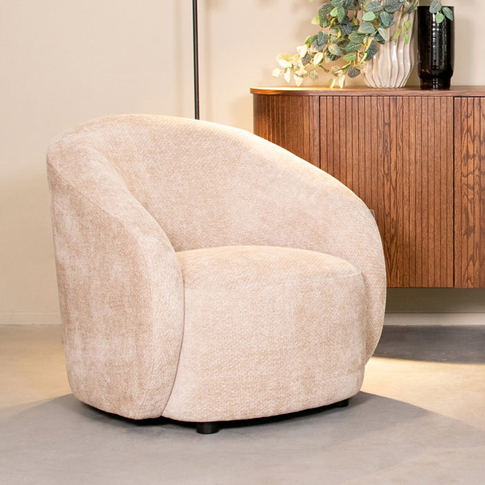 LABEL51 - Fauteuil Alby - Naturel Elite