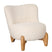 Fauteuil Bara - Beige|Creme - Textiel - 74x80x77cm (BxHxD)