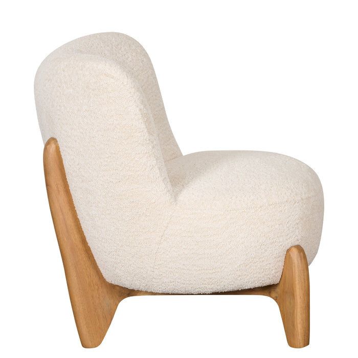 Fauteuil Bara - Beige|Creme - Textiel - 74x80x77cm (BxHxD)