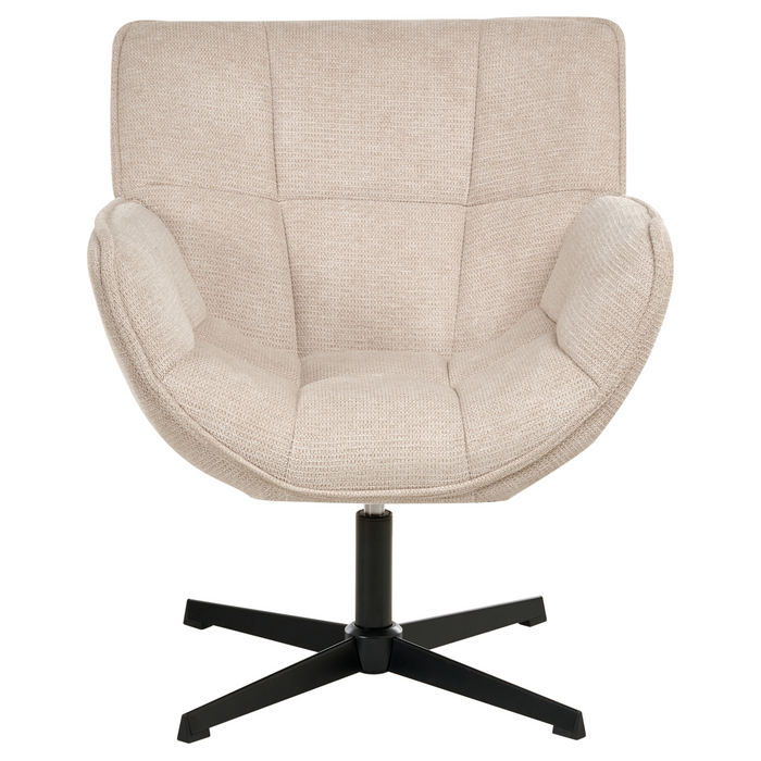 Beliani - AUMA - Fauteuil - Beige - Polyester