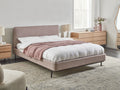 Beliani - CORIO - Tweepersoonsbed - Taupe - 160 x 200 cm - Polyester