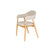 Puur - Clay fauteuil hout - lichtbruin