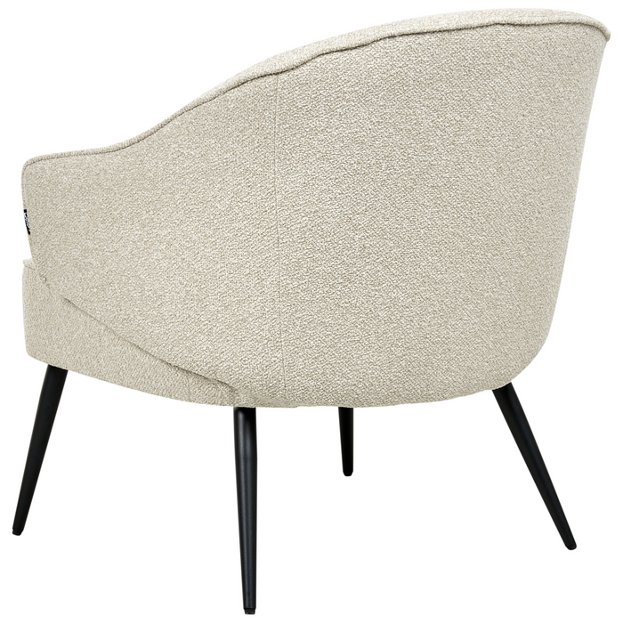 Beliani - KAYLA - Fauteuil - Lichtbeige - Bouclé