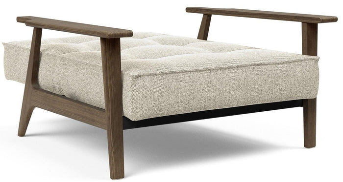 Innovation Splitback Fauteuil Gebroken Wit | Gerookt Eiken