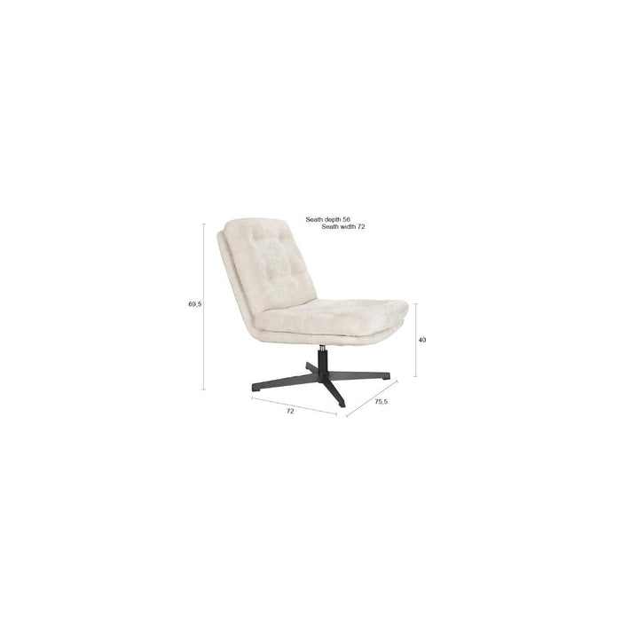 Puur Kari fauteuil - off-white