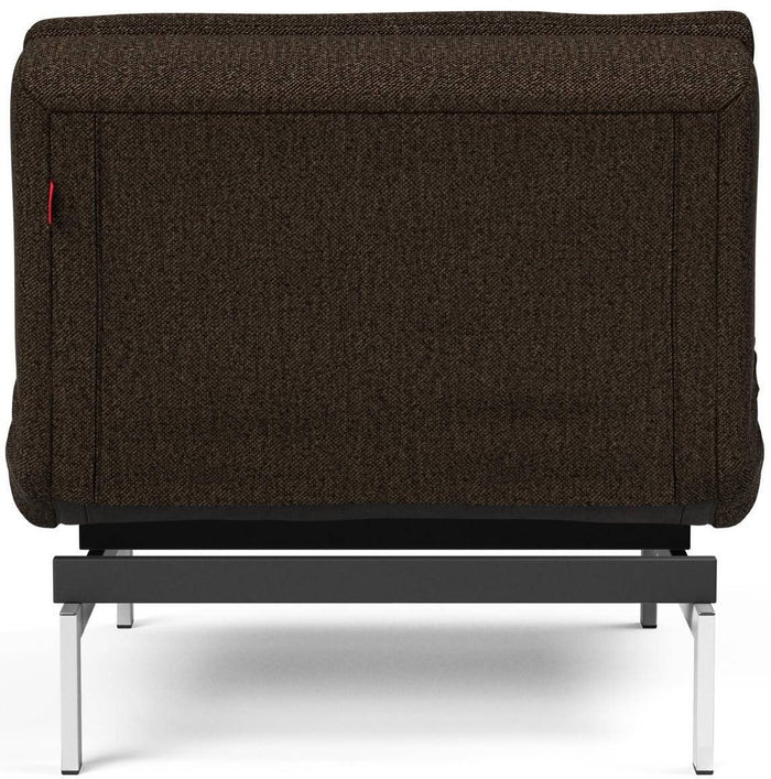 Innovation Dublexo Slaapstoel Taura Chocco | Chrome