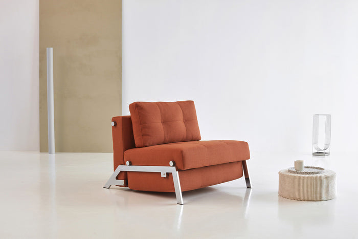 Innovation Cubed Rust | Chrome Slaapstoel