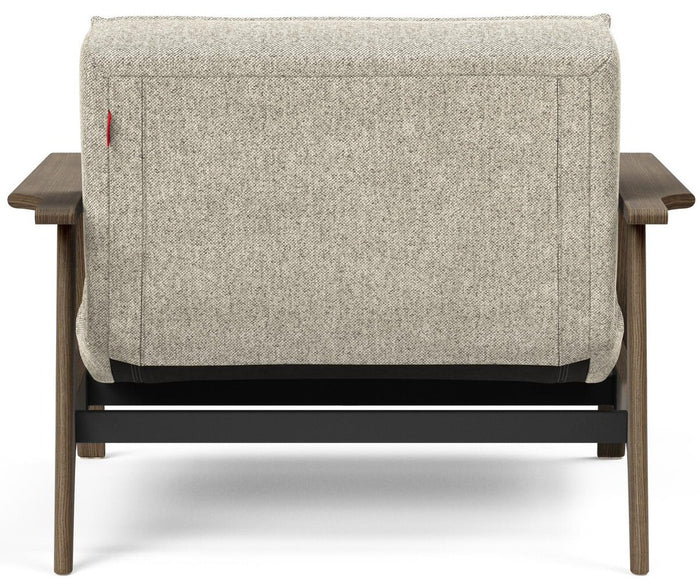 Innovation Splitback Fauteuil Gebroken Wit | Gerookt Eiken