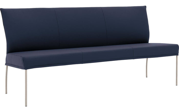 Goossens Eetkamerbank Funk, Zonder arm, 210 cm breed