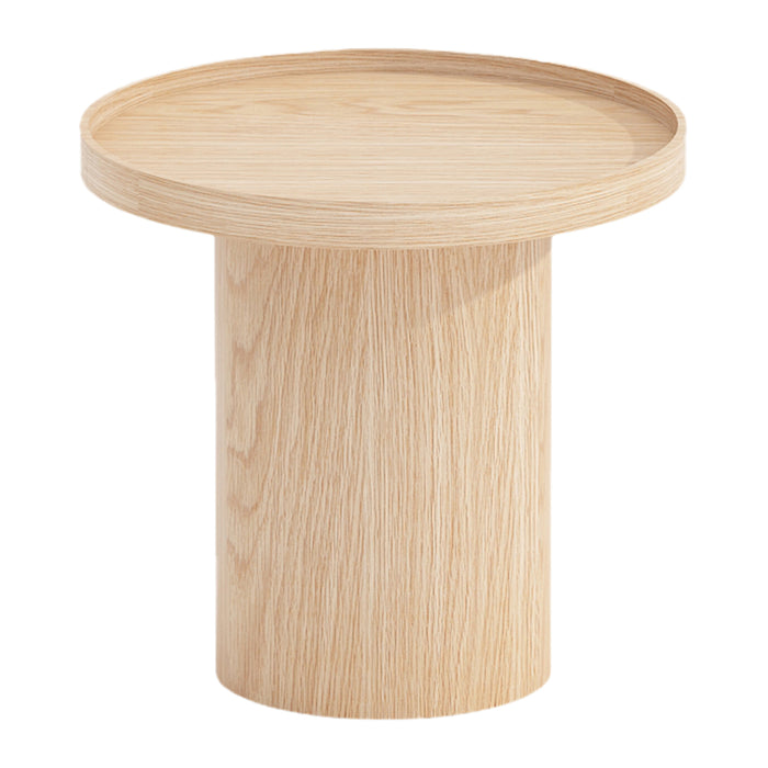 by fonQ Brik Bijzettafel Ø 50 cm - Eiken