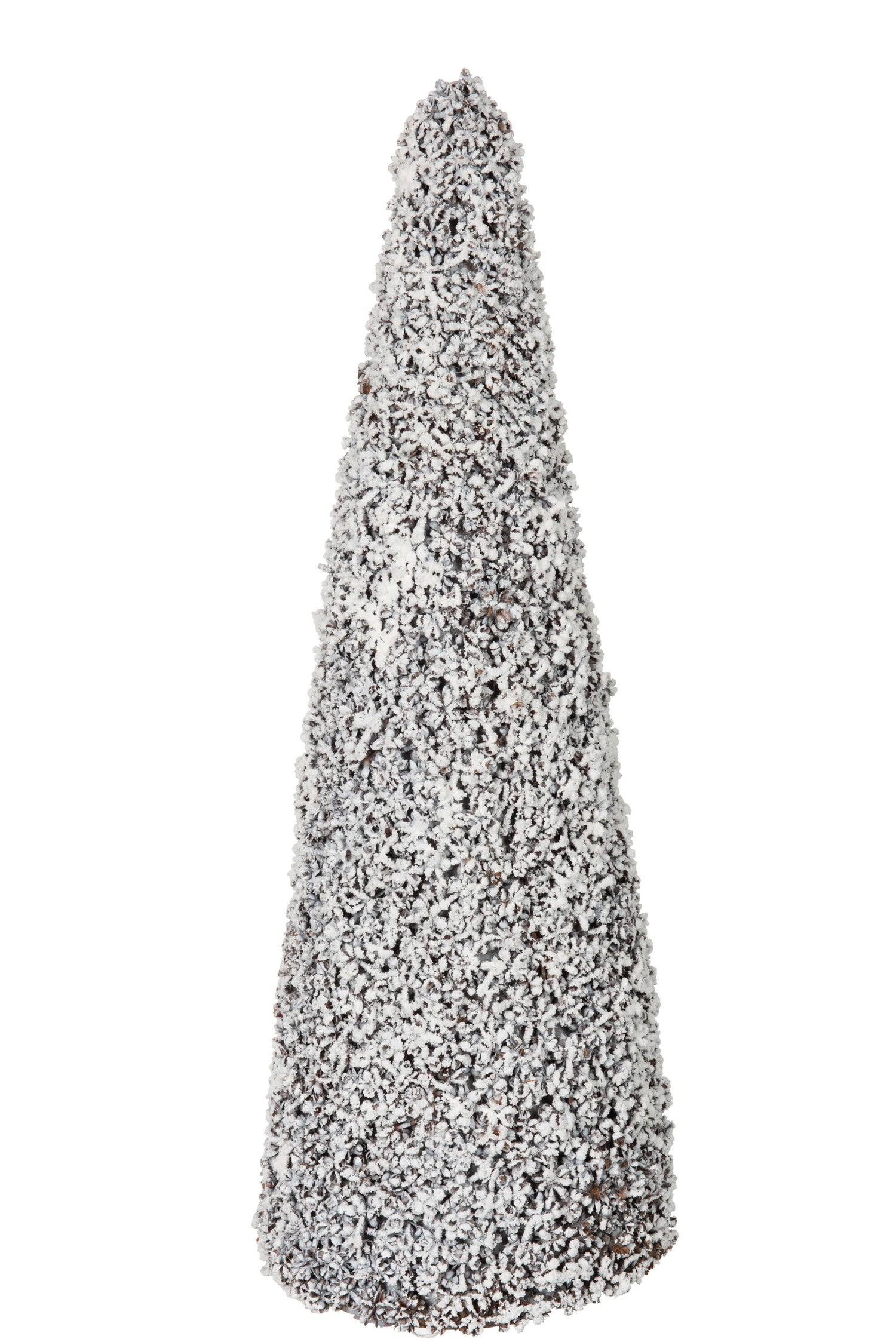 J-Line decoratie Kegel - polyeSter - bruin - large