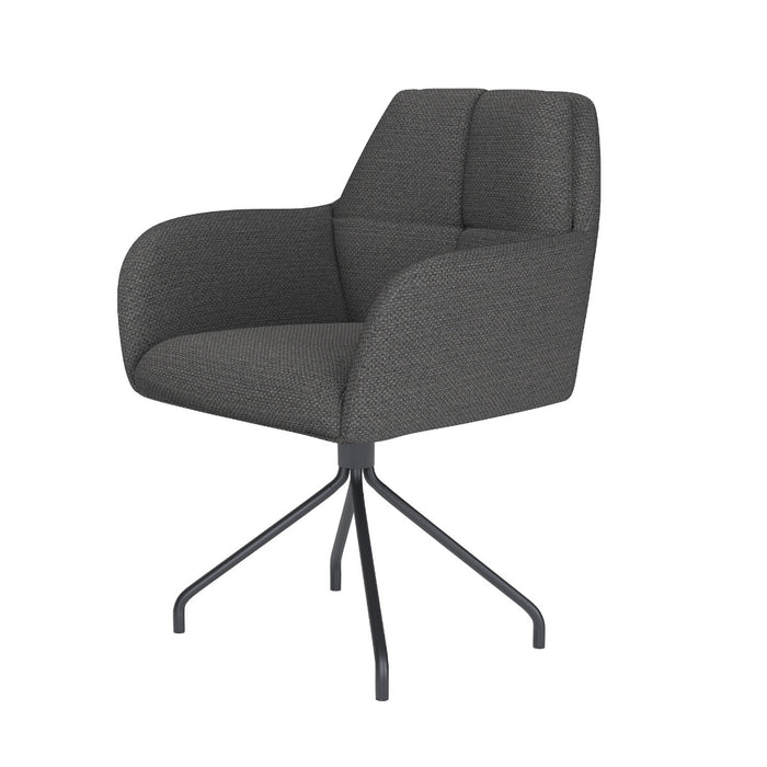 Puur Dannie draaistoel metaal spider - grijs