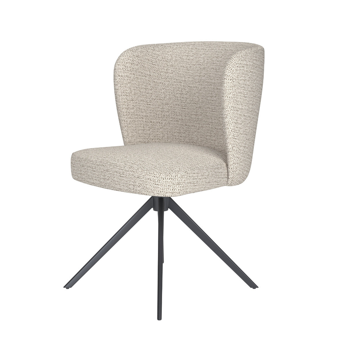 Puur Jude draaistoel metaal - off-white