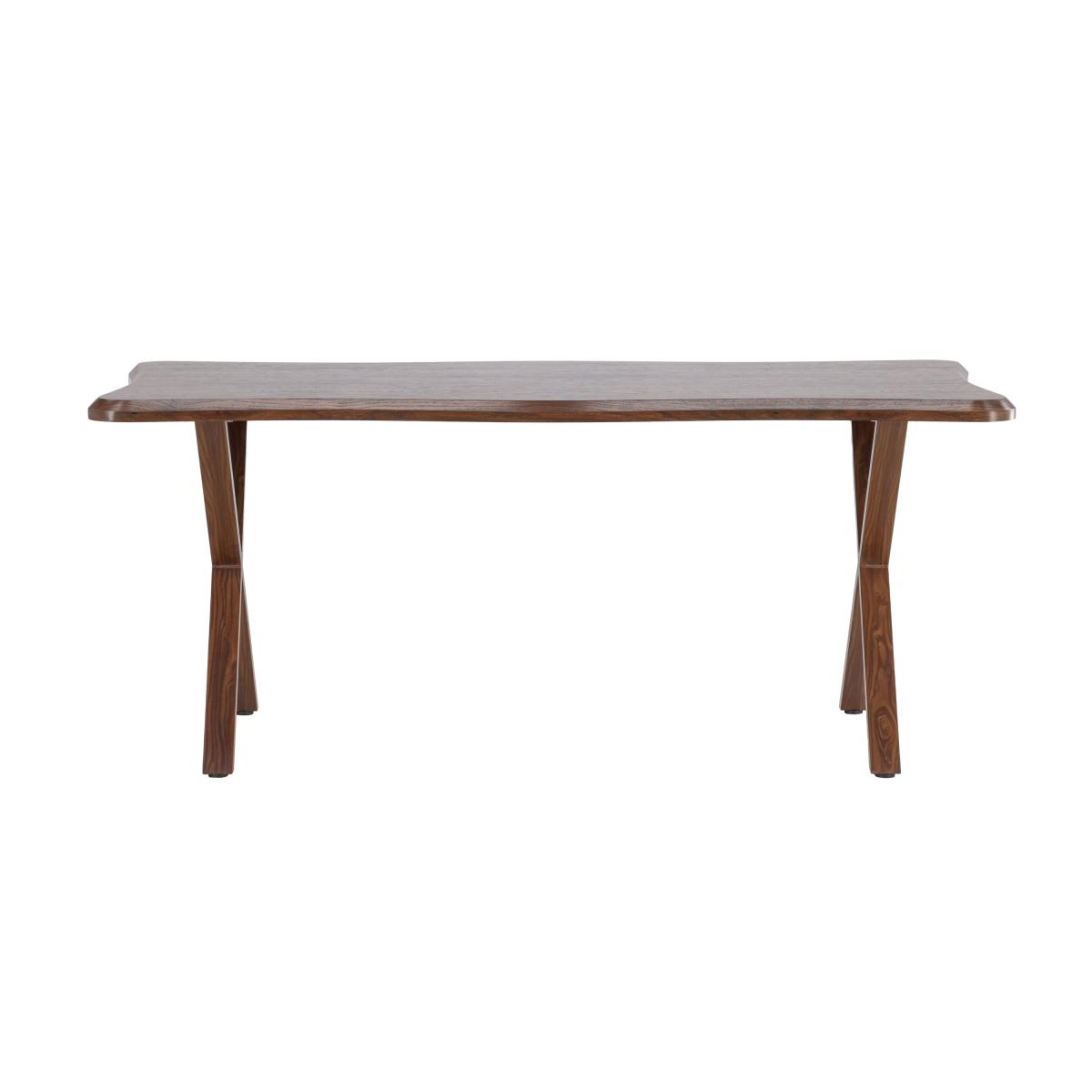 Svea - Malik organische eettafel - 180 x 90 cm - walnootlook