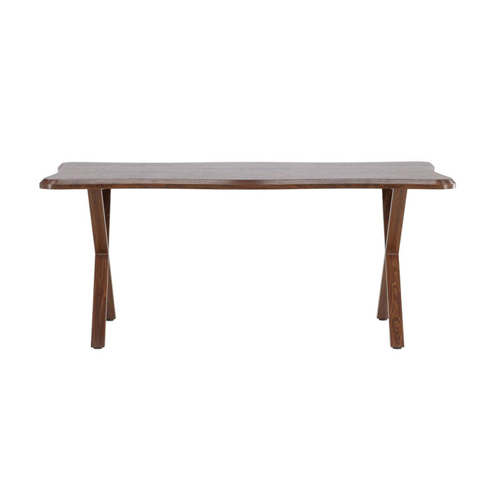 Svea - Malik organische eettafel - 180 x 90 cm - walnootlook