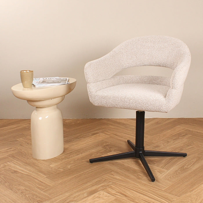 DS4U Mila terugdraai stoel - champagne