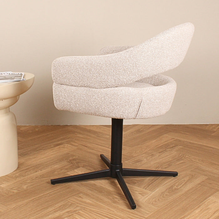 DS4U Mila terugdraai stoel - champagne