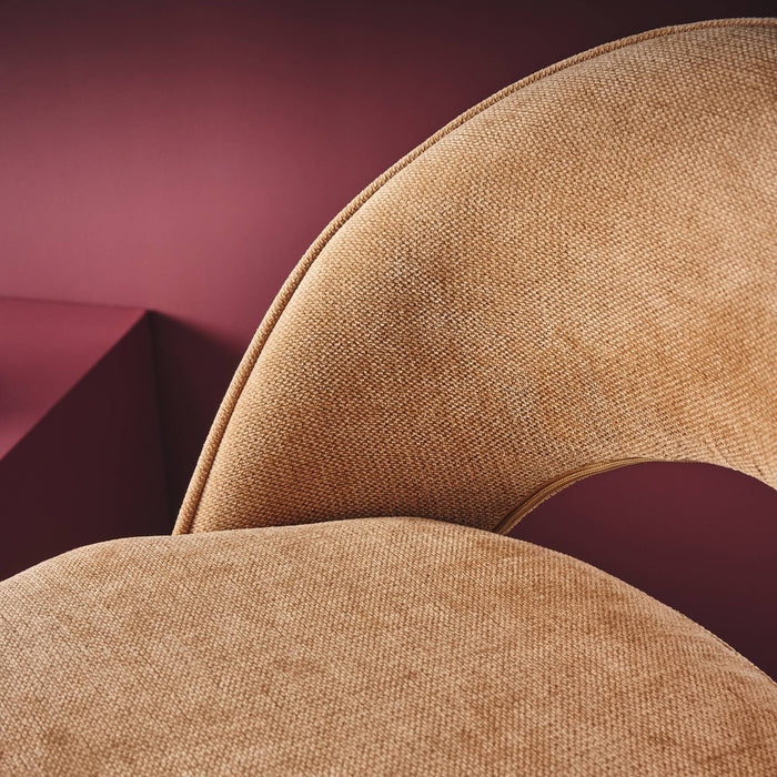 sweeek - Verstelbare stoffen barstoel met zwarte metalen basis (set