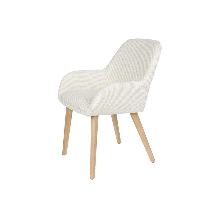 Puur Callie eetkamerstoel poot hout - off-white