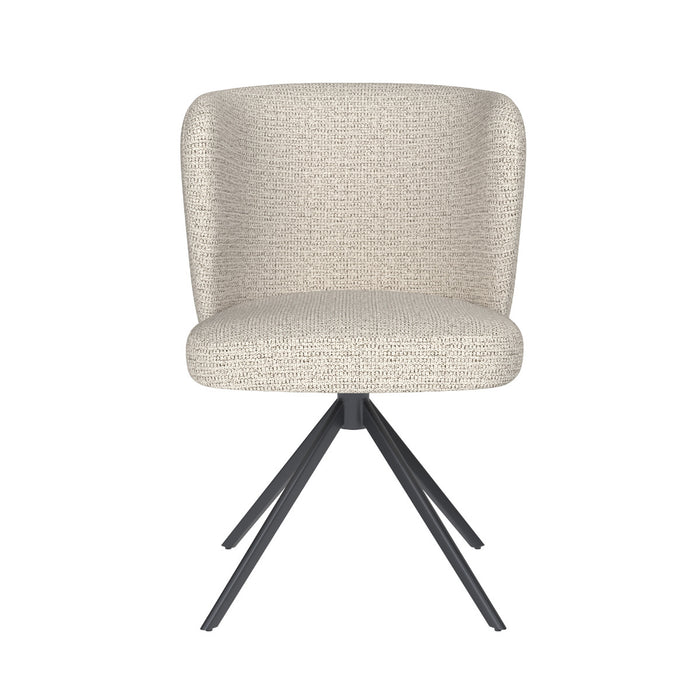 Puur Jude draaistoel metaal - off-white