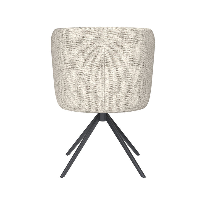 Puur Jude draaistoel metaal - off-white