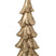 J-Line decoratie kerstboom Ronde - magnesium - goud - large