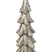 J-Line decoratie Kerstboom - magnesium - zilver - large