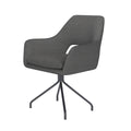 Puur Lana draaistoel metaal spider - grijs