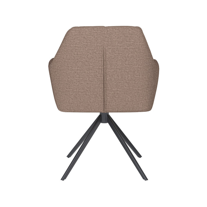 Puur Dannie draaistoel metaal - taupe