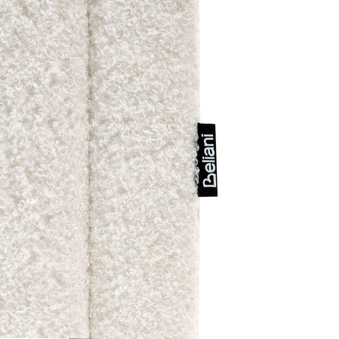 Beliani-DINAN-Tweepersoonsbed-Gebroken wit-160 x 200 cm-Bouclé