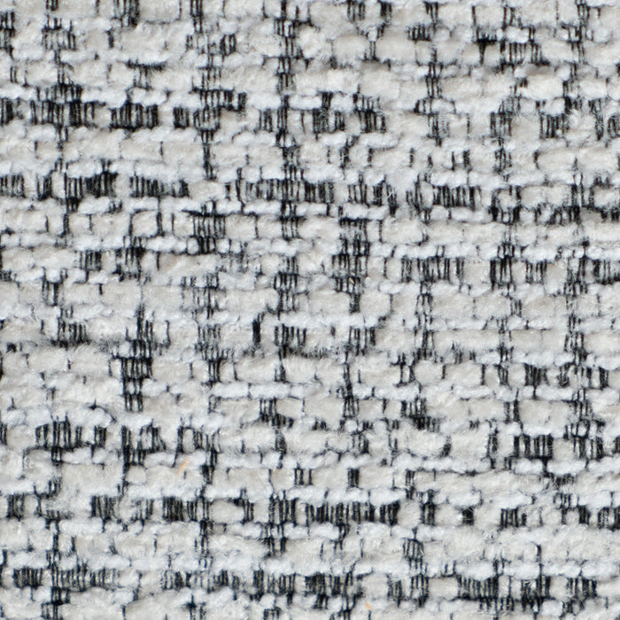 Bronx71 Draaifauteuil Gino gemêleerde stof off white|zwart