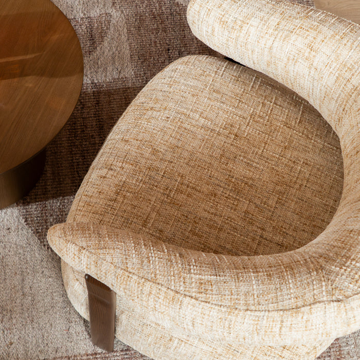 Bronx71 Fauteuil Grace chenille beige