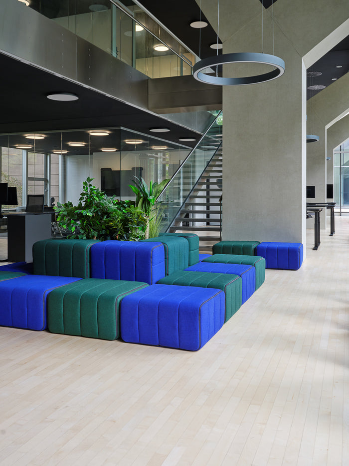 Curt-Set 3 - e.g. Flexibele bank - Jet - 9803 (Grijs)