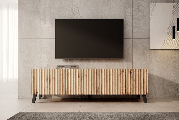 Meubella - TV-Meubel Pepinos 2 - Eiken - 150 cm