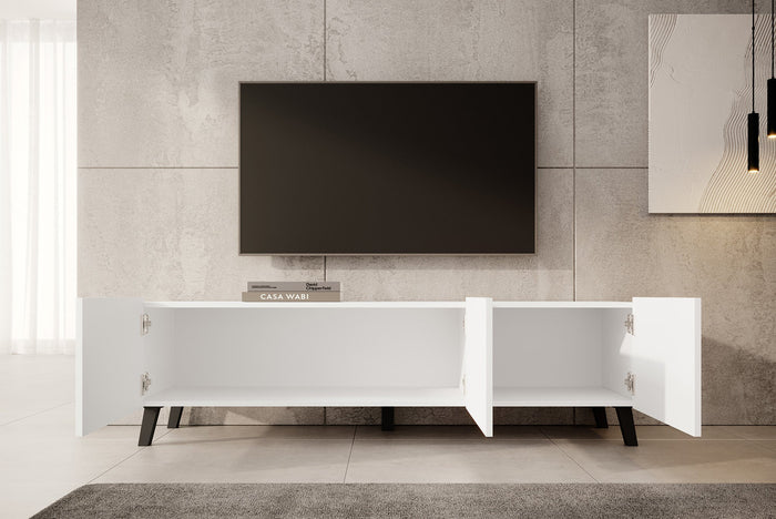 Meubella - TV-Meubel Pepinos 2 - Wit - 150 cm