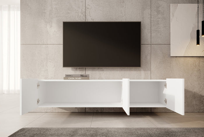 Meubella - TV-Meubel Pepinos - Wit - 150 cm