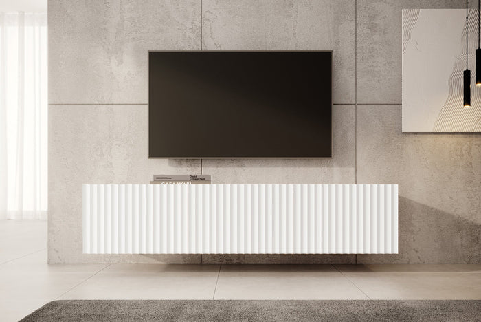Meubella - TV-Meubel Pepinos - Wit - 150 cm