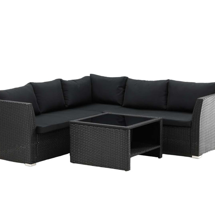 Venture Home Haiti Hoekbankset - Zwart