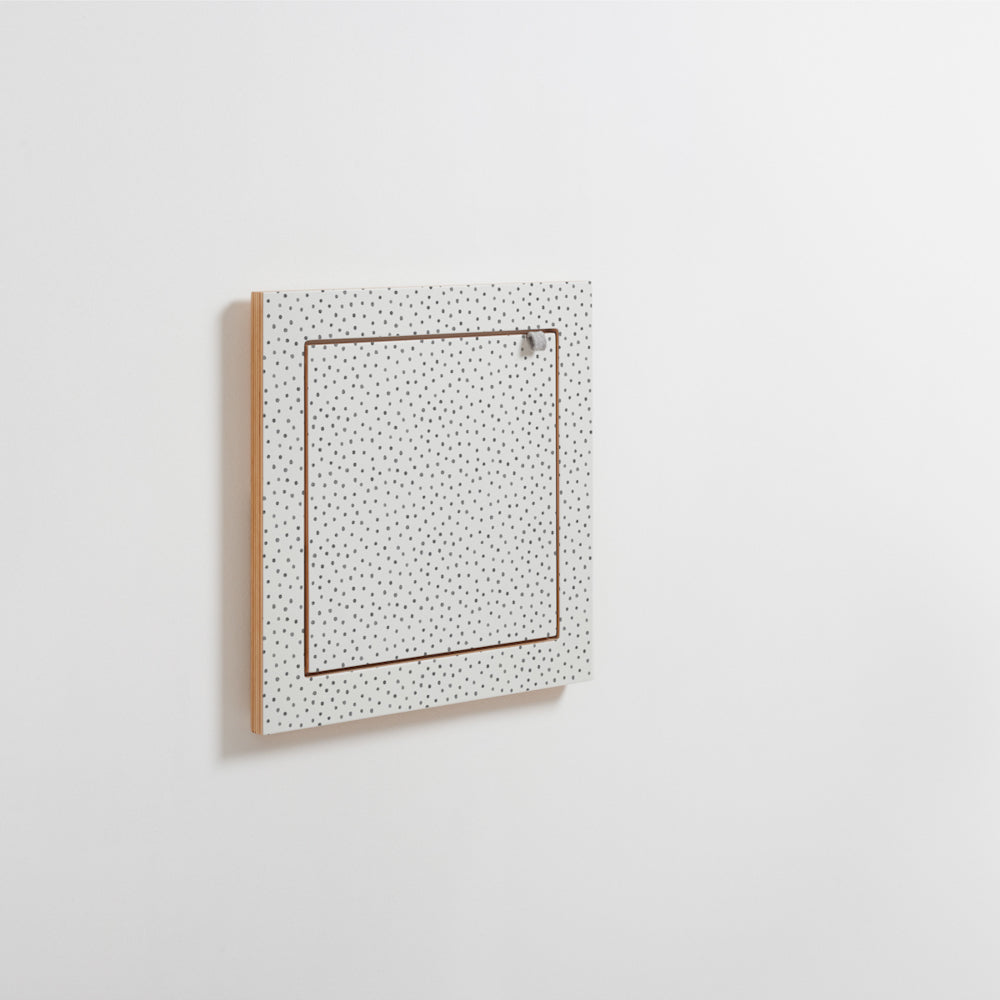 Fläpps plank 40x40-1 - Watercolor Dots door Kind of Style