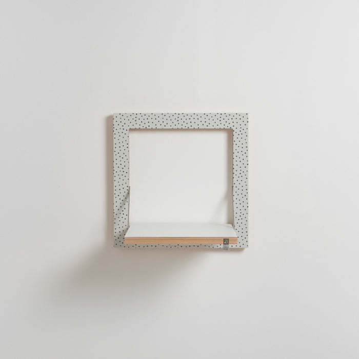 Fläpps plank 40x40-1 - Watercolor Dots door Kind of Style