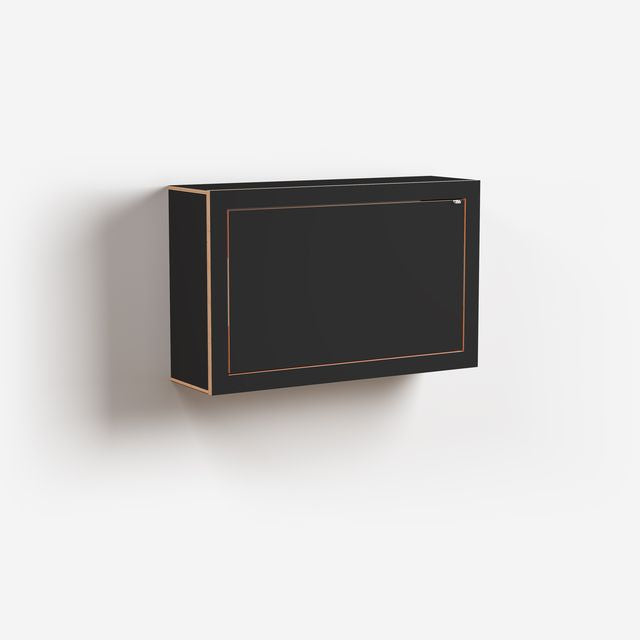 Fläpps Doos bureau 80x50x20 - Zwart