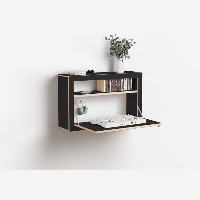 Fläpps Doos bureau 80x50x20 - Zwart