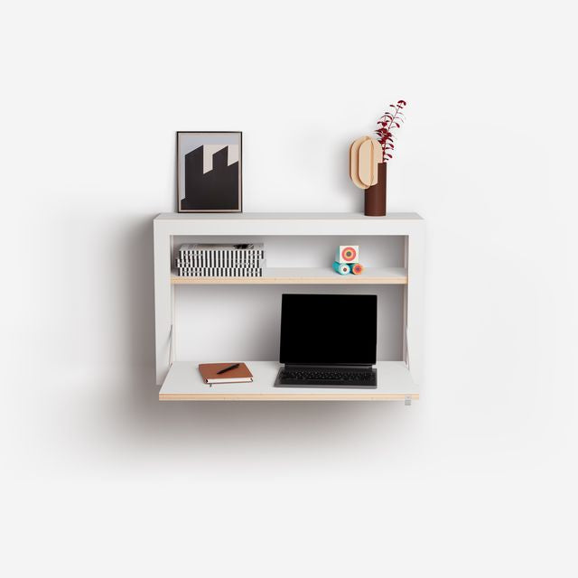 Fläpps Doos bureau 80x50x20 - Wit