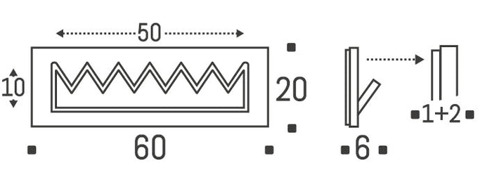 Fläpps Kledingkast Crownhäng 60x20-1 - Zwart