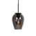 Mexlite - hanglamp - HaloSwap - zwart - glas smoke glas - bedlampje -