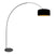 Anne Lighting - vloerlamp - Curve - zwart - metaal - booglamp - E27 -