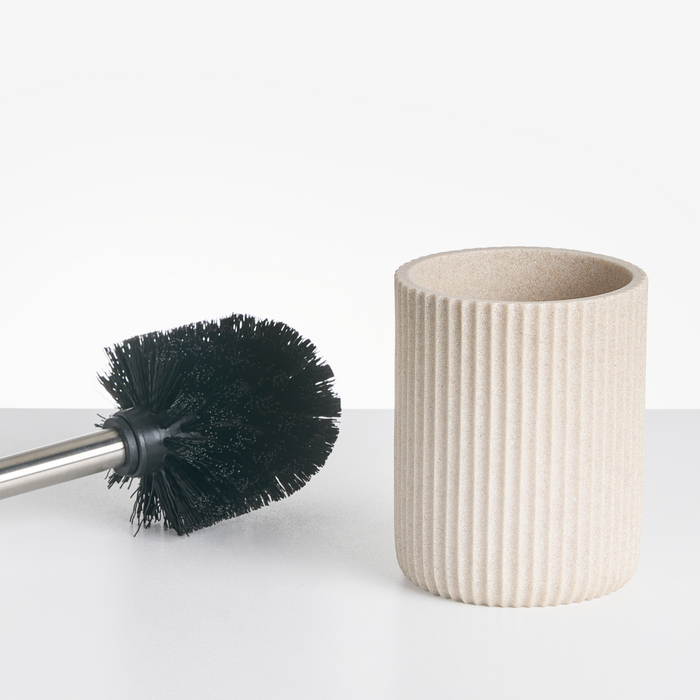 Beliani - CAMANA - Badkameraccessoireset - Lichtbeige - Polyresin