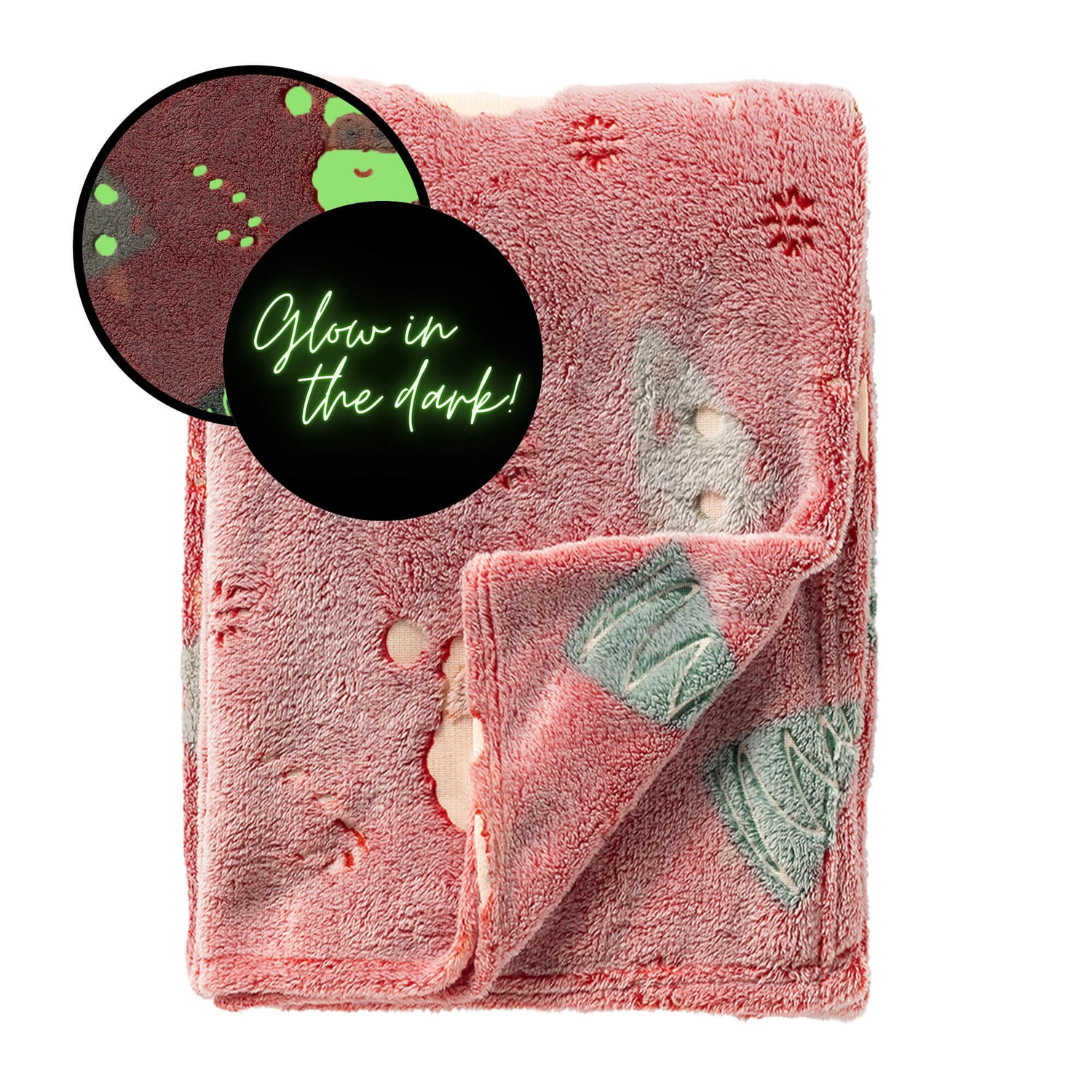 Plaid CHRISTMAS - 140x180 cm Barbados Cherry