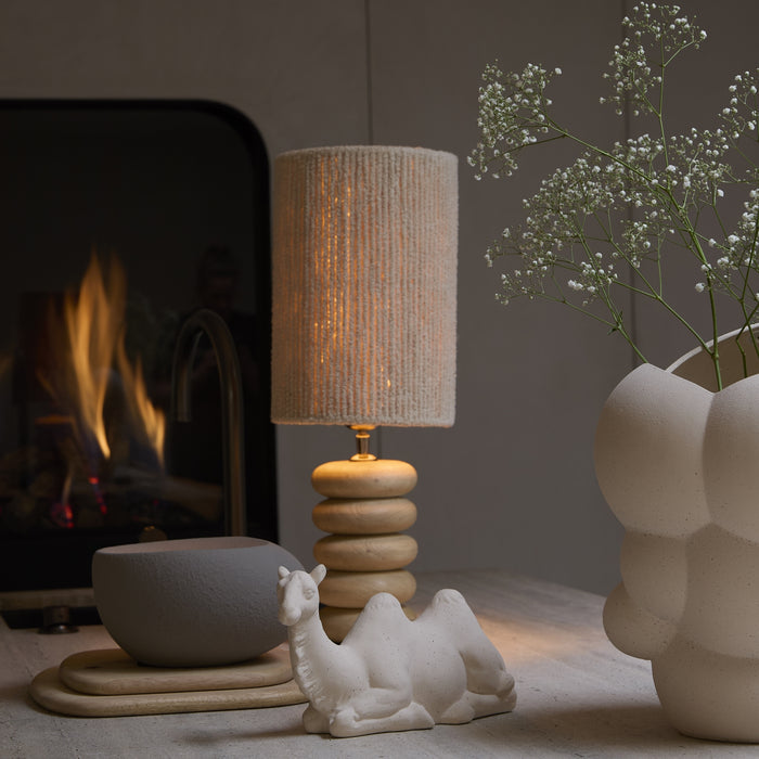 Light & Living - kap - Medana - beige - textiel - Ø 20cm - E27 -